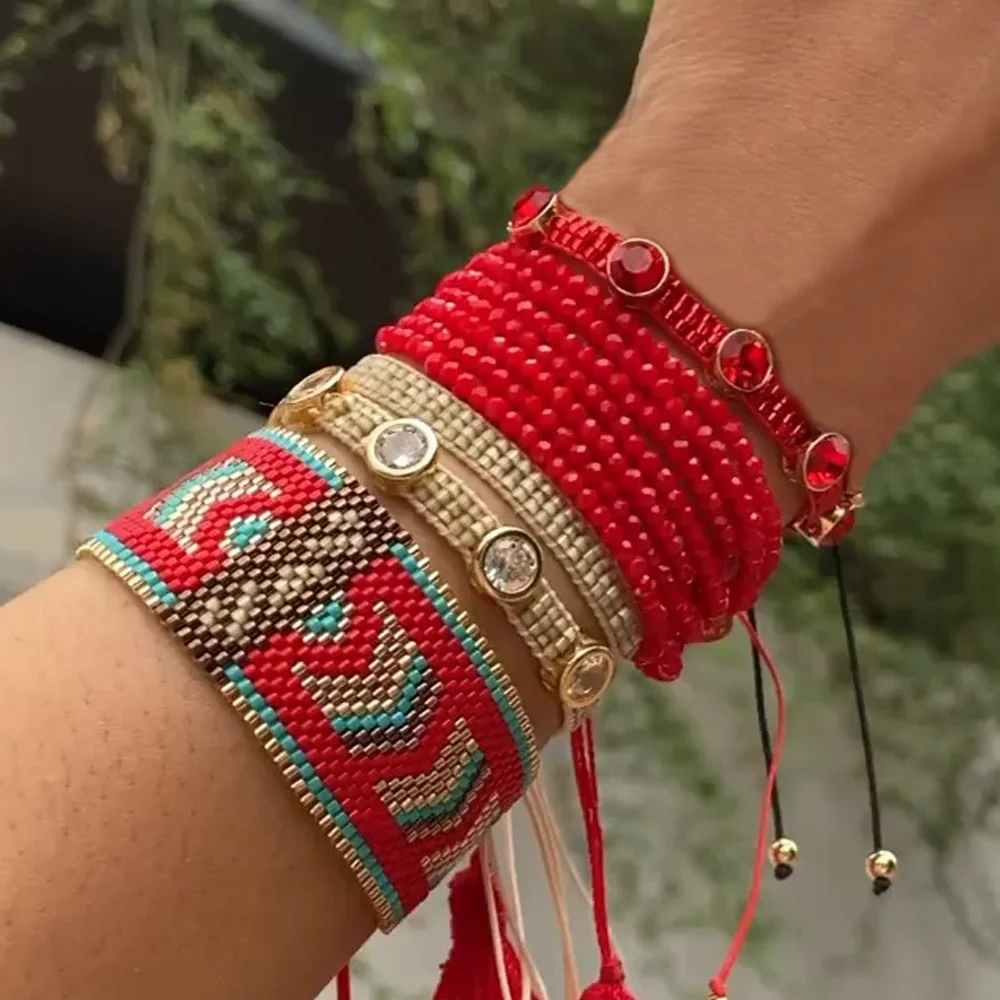 Go2boho Miyuki Bracelet Set For Women Ethnic Style Accessories Crystal Beads Bracelets Handmade Woven Jewelry Pulseras Bijoux
Go2boho Miyuki Bracelet Set For Women Ethnic Style Accessories Crystal Beads Bracelets Handmade Woven Jewelry Pulseras Bijoux