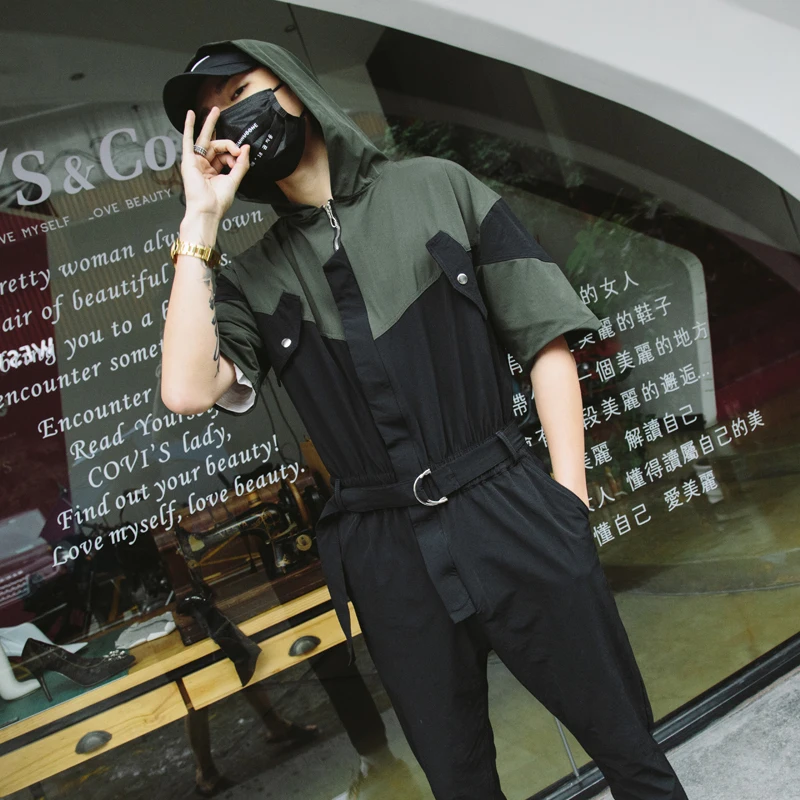 Комбинезон для мужчин комбинезоны цельный комбинезон для малышей Хлопковая мужская футболка с коротким рукавом и капюшоном с Повседневная...
Комбинезон для мужчин комбинезоны цельный комбинезон для малышей Хлопковая мужская футболка с коротким рукавом и капюшоном с Повседневная...