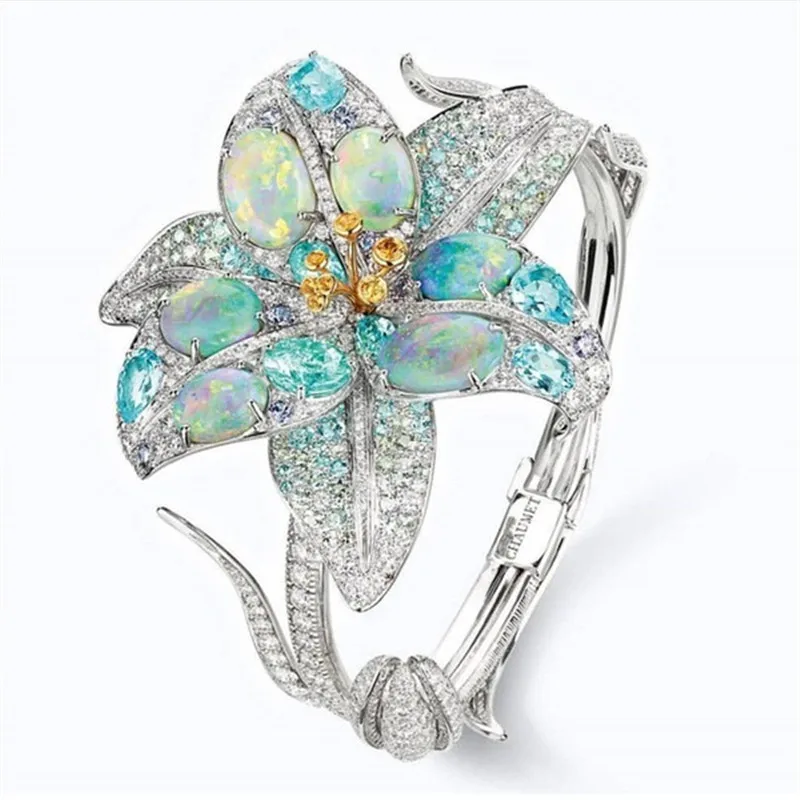 HI MAN Bohemian High-Quality Pavé Crystal Moonstone Colorful Flower Ring Women Shiny Noble Anniversary Jewelry Gift
HI MAN Bohemian High-Quality Pavé Crystal Moonstone Colorful Flower Ring Women Shiny Noble Anniversary Jewelry Gift