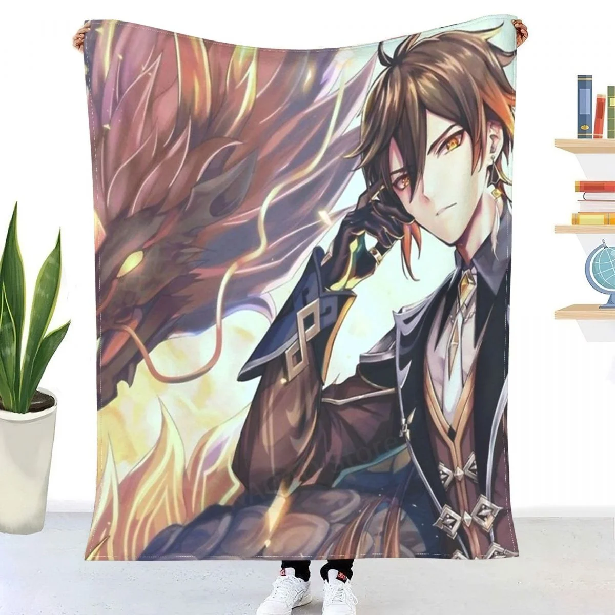 Zhongli - Genshin Throw Blanket Sheets on the bed blanket/ on the sofa decorative bedspreads for children throw blankets sofa
Zhongli - Genshin Throw Blanket Sheets on the bed blanket/ on the sofa decorative bedspreads for children throw blankets sofa