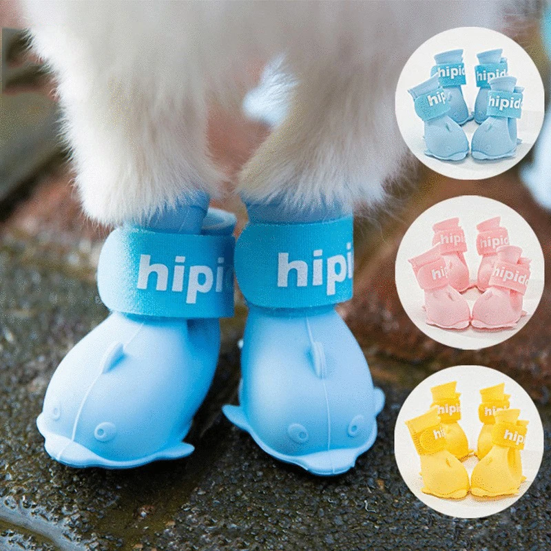 Cartoon Puppy Dog Shoes Pomeranian Bichon Teddy Shoes Set of 4 Waterproof Rain Boots Foot Cover Pet Silicone Rain Boots
Cartoon Puppy Dog Shoes Pomeranian Bichon Teddy Shoes Set of 4 Waterproof Rain Boots Foot Cover Pet Silicone Rain Boots