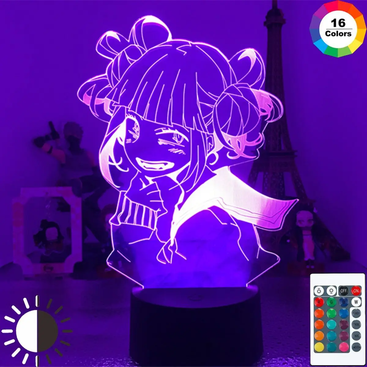 MY HERO ACADEMIA Himiko Toga 3D ANIME LAMP Boku no Hero Academia Cross my body LED Night lights For Bedroom Decoration games toy
MY HERO ACADEMIA Himiko Toga 3D ANIME LAMP Boku no Hero Academia Cross my body LED Night lights For Bedroom Decoration games toy