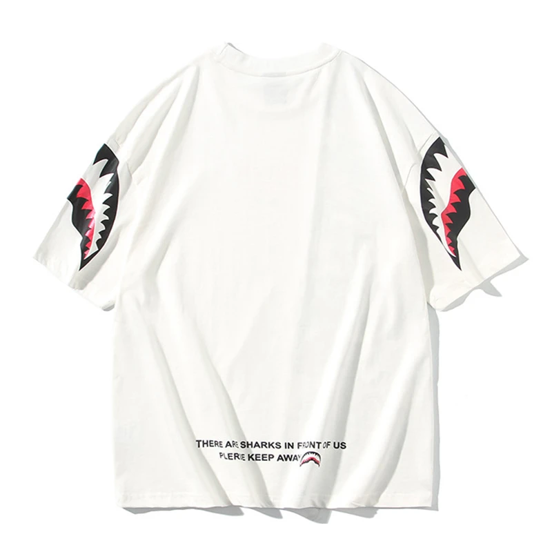 Lyprerazy Men Cotton Devil Shark Printed Men's T Shirt Short Sleeve Casual O-Neck Tops Tees Hip Hop Street wear Tee Color Block
Lyprerazy Men Cotton Devil Shark Printed Men's T Shirt Short Sleeve Casual O-Neck Tops Tees Hip Hop Street wear Tee Color Block
