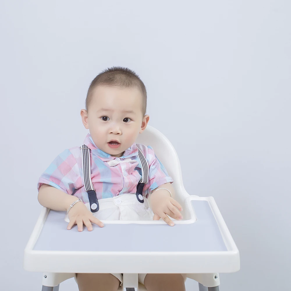 Food Grade Washable Silicone Mat Baby Feeding Placemat High Chair Tray | Дом и сад