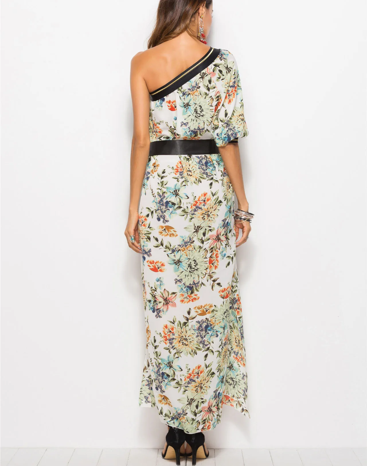 New Bohemian Maxi Dress,Womens off Shoulder Single Sleeve Summer Printed Loose Swing Vintage Dress
New Bohemian Maxi Dress,Womens off Shoulder Single Sleeve Summer Printed Loose Swing Vintage Dress