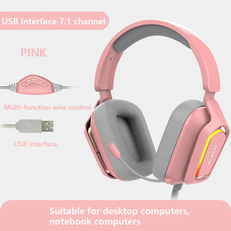 Новая продукция AX368, проводная игровая гарнитура с креплением на голову, HD микрофон, RGB-подсветка, 7,1 каналов, многофункциональная гарнитура ...
Новая продукция AX368, проводная игровая гарнитура с креплением на голову, HD микрофон, RGB-подсветка, 7,1 каналов, многофункциональная гарнитура ...