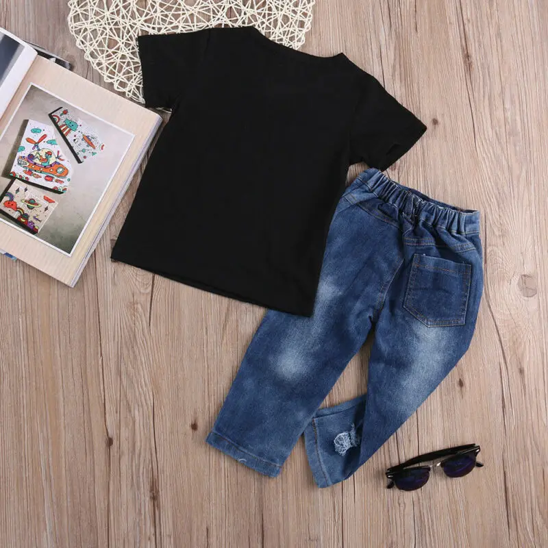 Newborn Toddler Infant Baby Boy Clothes T-shirt Top Tee +Denim Pants Outfits Set
Newborn Toddler Infant Baby Boy Clothes T-shirt Top Tee +Denim Pants Outfits Set