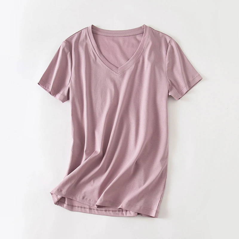 Enjoy Your Cool Summer Soft Double Sided Mercerized Cotton Tee Shirt O-Neck V-Neck Two Styles Oversized TShirt Women Girls 2021
Enjoy Your Cool Summer Soft Double Sided Mercerized Cotton Tee Shirt O-Neck V-Neck Two Styles Oversized TShirt Women Girls 2021