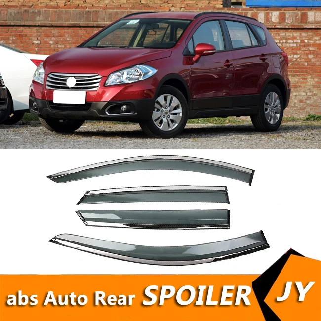 Для Suzuki S-cross 2014-2015 оконный козырек вентиляционные оттенки Защита от солнца дождя для Suzuki S-cross автомобильные аксессуары 4 шт./компл.
Для Suzuki S-cross 2014-2015 оконный козырек вентиляционные оттенки Защита от солнца дождя для Suzuki S-cross автомобильные аксессуары 4 шт./компл.