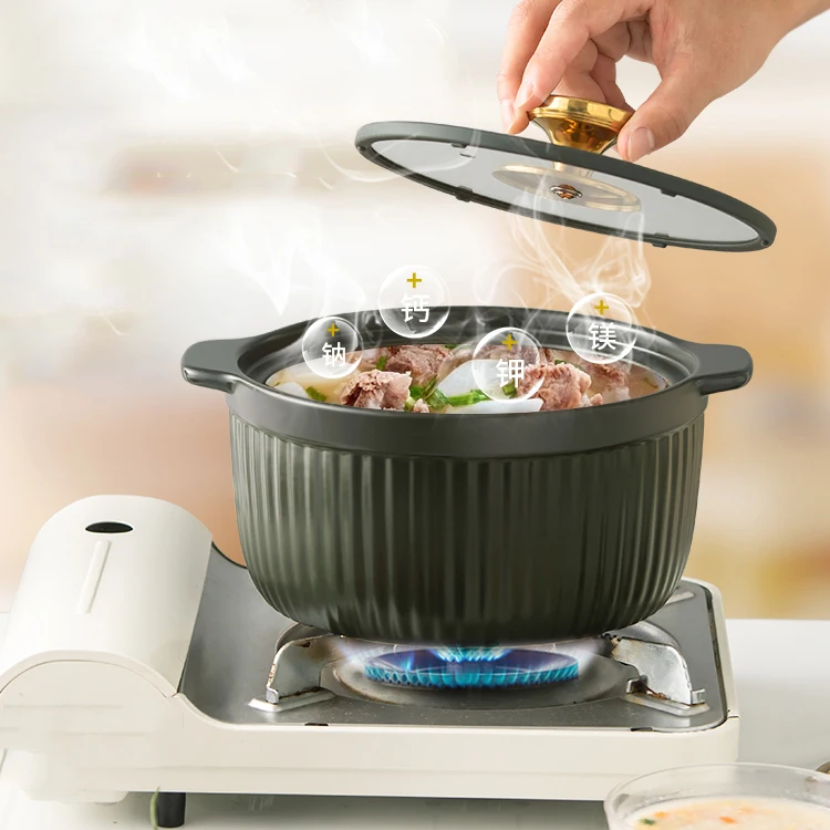 Binaural Cookware Stock Pots Household Nordic Style Design Cooking Stock Pots Large Capacity Potes Cozinha Kitchen Tool DM50S
Binaural Cookware Stock Pots Household Nordic Style Design Cooking Stock Pots Large Capacity Potes Cozinha Kitchen Tool DM50S