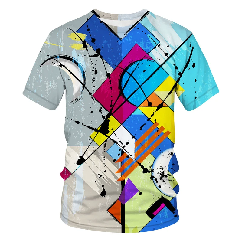 New Men 3D Printed T-Shirt Personality Geometry T Shirt Short Sleeve Casual T Shirt 2021 New Summer Fashion T-Shirt Men clothing
New Men 3D Printed T-Shirt Personality Geometry T Shirt Short Sleeve Casual T Shirt 2021 New Summer Fashion T-Shirt Men clothing