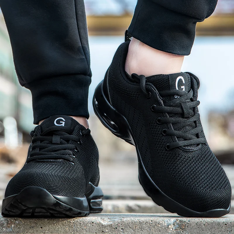 Men Safety Shoes Air Cushion Work Sneakers Anti-puncture Working Shoes Male Steel Toe Protective Footwear Labor Security Boots
Men Safety Shoes Air Cushion Work Sneakers Anti-puncture Working Shoes Male Steel Toe Protective Footwear Labor Security Boots
