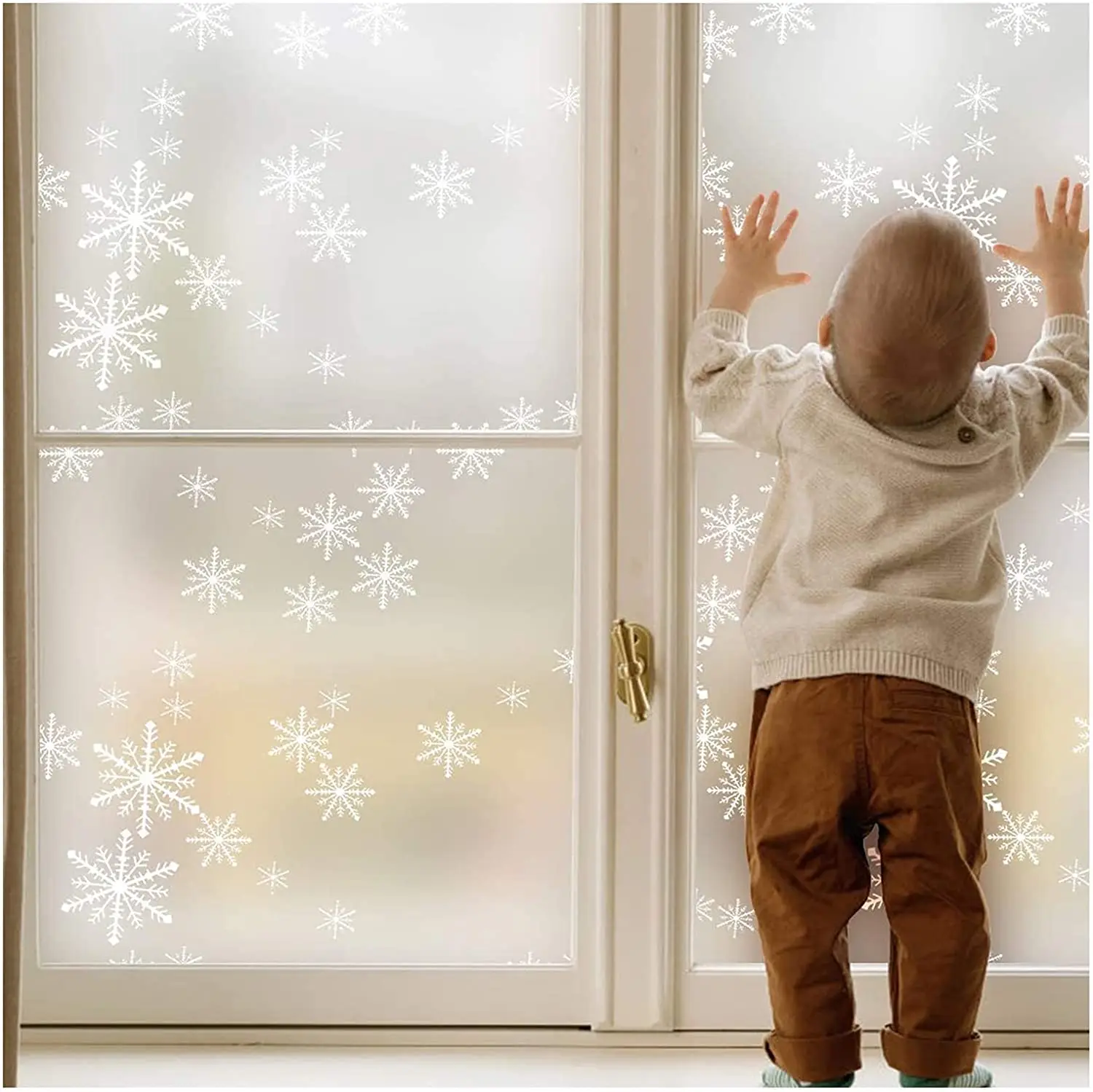 Snowflake Frosted Glass Window Film Self-Adhesive Opaque Privacy Protection Film Glass Sticker for Living Room Bedroom Office
Snowflake Frosted Glass Window Film Self-Adhesive Opaque Privacy Protection Film Glass Sticker for Living Room Bedroom Office