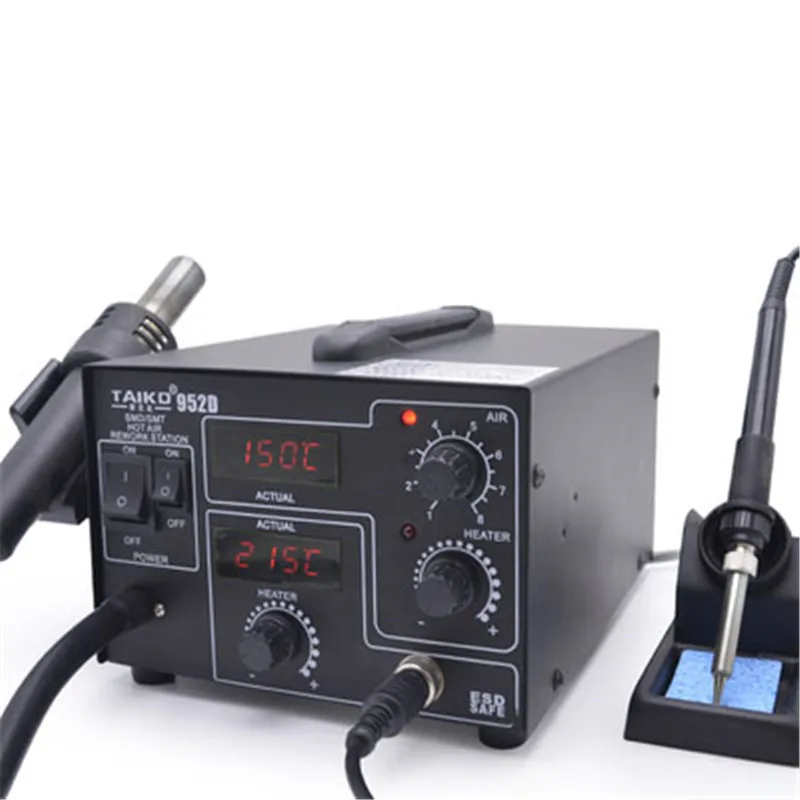 Two-in-one Hot air Gun Soldering Station Constant Temperature Soldering Station Multi-function air Pump Type Desoldering Station
Two-in-one Hot air Gun Soldering Station Constant Temperature Soldering Station Multi-function air Pump Type Desoldering Station