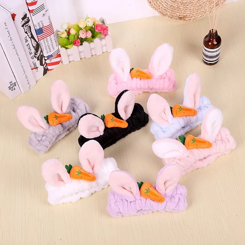 New Soft Rabbit Ears Women's Hair Scrunchie Flannel Headband with Carrot Cute Female for Party Kawaii Accessories
New Soft Rabbit Ears Women's Hair Scrunchie Flannel Headband with Carrot Cute Female for Party Kawaii Accessories