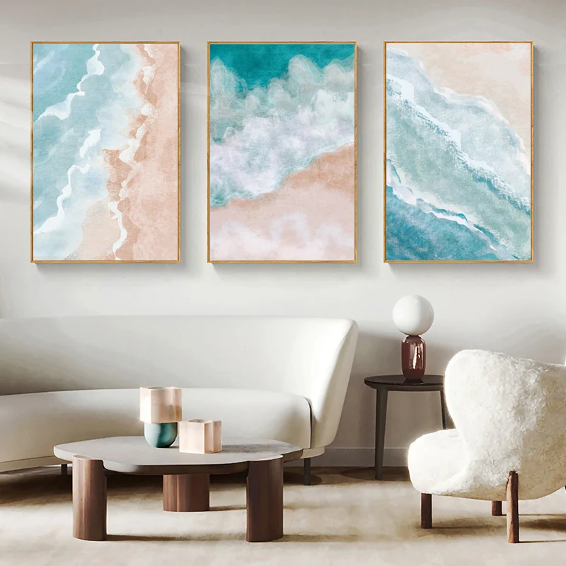 Abstract Beach Ocean Wave Landscape Canvas Painting Blue Watercolor Wall Art Posters And Prints Nordic Living Room Home Decor
Abstract Beach Ocean Wave Landscape Canvas Painting Blue Watercolor Wall Art Posters And Prints Nordic Living Room Home Decor