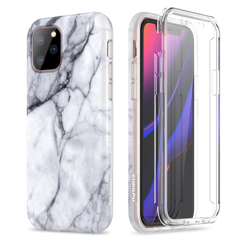 Мягкий чехол бампер для iPhone XI 6 5 1 8 с защитой экрана противоударный 11 XIR версии