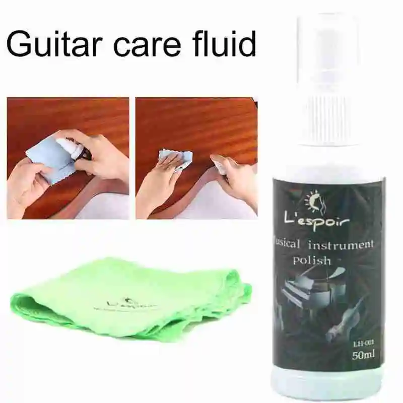 50Ml Guitar Bass Stringed Instrument String Maintenance Cleaner Polish Treated Spray with Cleaning Cloth
50Ml Guitar Bass Stringed Instrument String Maintenance Cleaner Polish Treated Spray with Cleaning Cloth