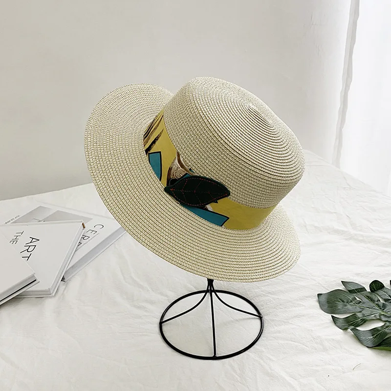 Beach straw hat women Summer flat top flat brim top hat outdoor leisure sun hat sun hat seaside sunshade
Beach straw hat women Summer flat top flat brim top hat outdoor leisure sun hat sun hat seaside sunshade