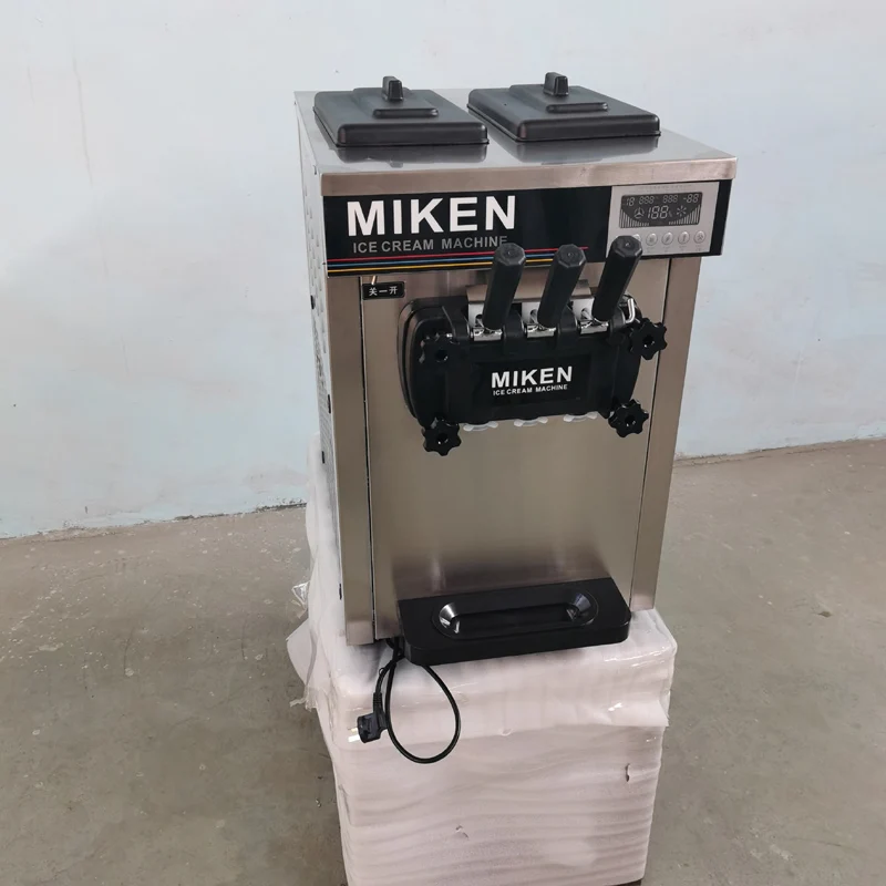 Three-Color Soft Ice Cream Machine Commercial Electric Ice Cream Machine Desktop Sundae Ice Cream Machine 220V 110V
Three-Color Soft Ice Cream Machine Commercial Electric Ice Cream Machine Desktop Sundae Ice Cream Machine 220V 110V