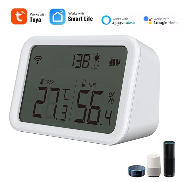 New NEO Tuya Smart Home Zigbee Temperature and Humidity SmartPhone Remote Control Compatible With Alexa Google Home
New NEO Tuya Smart Home Zigbee Temperature and Humidity SmartPhone Remote Control Compatible With Alexa Google Home