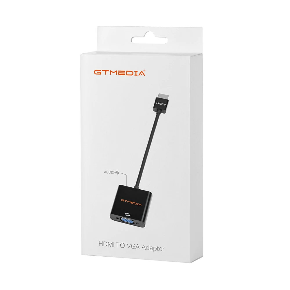 GTMEDIA HDMI Cables 3.5mm Audio Cable HDMI To VGA Adapter 1080P HD For Pojector Displayer Computer Speaker Desktop Earphone
GTMEDIA HDMI Cables 3.5mm Audio Cable HDMI To VGA Adapter 1080P HD For Pojector Displayer Computer Speaker Desktop Earphone