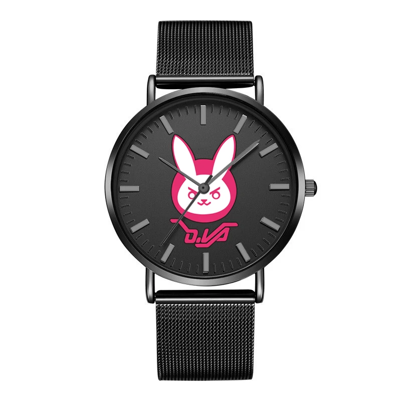 Часы Overwatch D.Va, Лидер продаж, аналоговые кварцевые наручные часы из нержавеющей стали с кожаным ремешком, женские мужские водонепроницаемые ...
Часы Overwatch D.Va, Лидер продаж, аналоговые кварцевые наручные часы из нержавеющей стали с кожаным ремешком, женские мужские водонепроницаемые ...