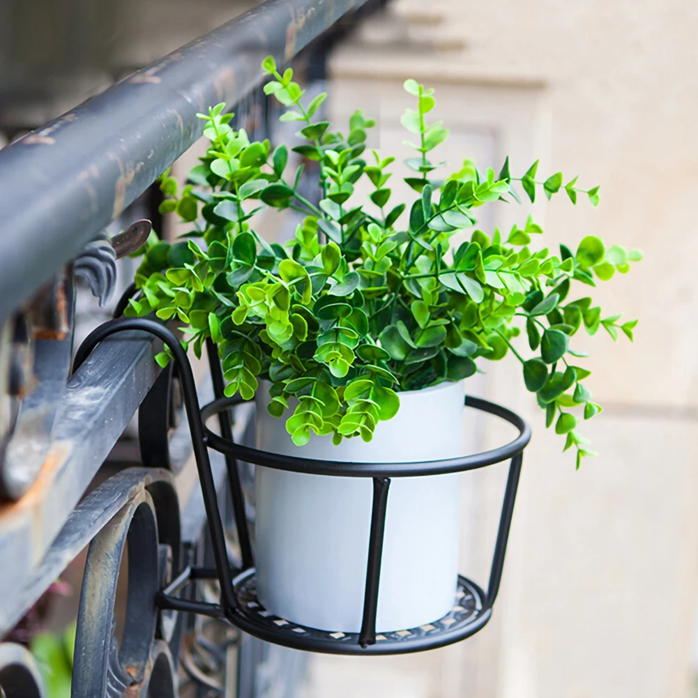 Outdoor Hanging Basket Plant Iron Racks Fence Balcony Round Flower Pot Decor Grid Hanging Basket Innovative Flower Pot Shelf
Outdoor Hanging Basket Plant Iron Racks Fence Balcony Round Flower Pot Decor Grid Hanging Basket Innovative Flower Pot Shelf