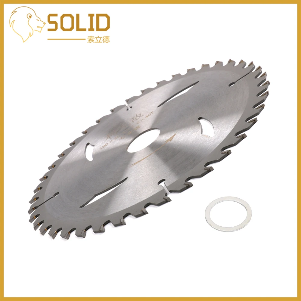Carbide Circular Saw Blade 180X2X25.4mm Wood Cutting Blade Round Wheel Discs for Woodworking Cutting 40/60/80T 
Carbide Circular Saw Blade 180X2X25.4mm Wood Cutting Blade Round Wheel Discs for Woodworking Cutting 40/60/80T