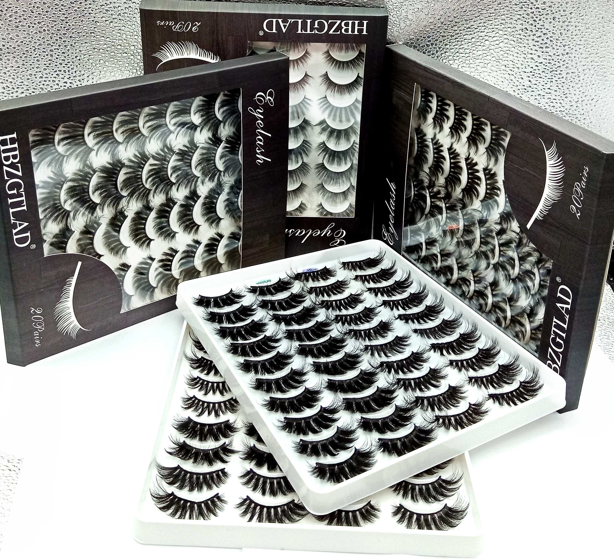 New 20 pairs Mink Fake Eyelashes 3D Natural False Eyelashes Wispy Fluffy Mink Lashes Soft Eyelash Extension Makeup Kit Cilios
New 20 pairs Mink Fake Eyelashes 3D Natural False Eyelashes Wispy Fluffy Mink Lashes Soft Eyelash Extension Makeup Kit Cilios