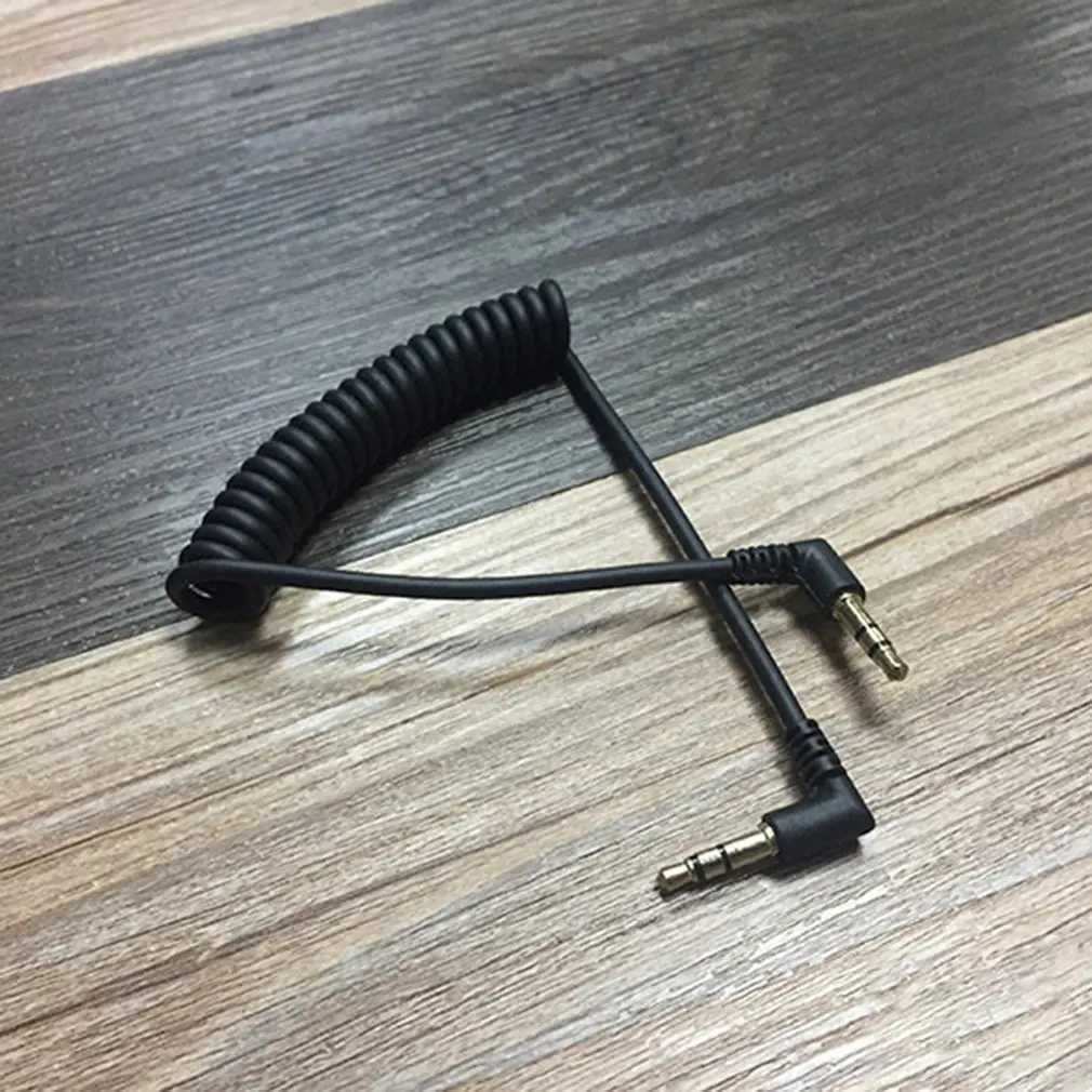 3.5mm Spring Audio Cable 90 degree Bend Male to Male Stereo Cable Speaker Connector Adapter Car Stereo Auxiliary Cable
3.5mm Spring Audio Cable 90 degree Bend Male to Male Stereo Cable Speaker Connector Adapter Car Stereo Auxiliary Cable