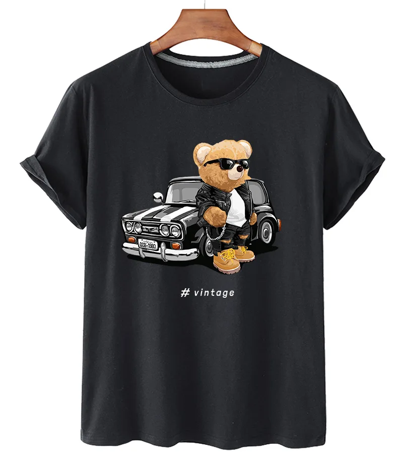 100% Cotton Tide Cool Bear Print Short-sleeved T-shirt Women Half-sleeved 2021 Summer Casual Oversized T-shirt Ladies Shirt 4XL
100% Cotton Tide Cool Bear Print Short-sleeved T-shirt Women Half-sleeved 2021 Summer Casual Oversized T-shirt Ladies Shirt 4XL