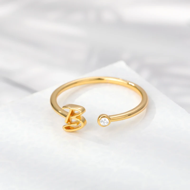 Cute A-Z Initial Rings for Women Letter Stainless Steel Ring Crystal 26 Alphabet Creative Rings Jewelry Christmas Gift 2020
Cute A-Z Initial Rings for Women Letter Stainless Steel Ring Crystal 26 Alphabet Creative Rings Jewelry Christmas Gift 2020