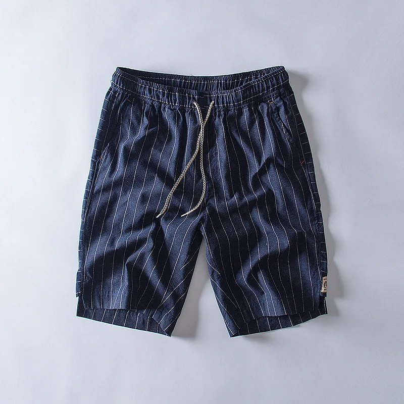 New Five-Point Pants Straight Fashion Simple Fresh Striped Spring Summer Handsome Trend Wild Casual Loose Plus Size Men Shorts
New Five-Point Pants Straight Fashion Simple Fresh Striped Spring Summer Handsome Trend Wild Casual Loose Plus Size Men Shorts