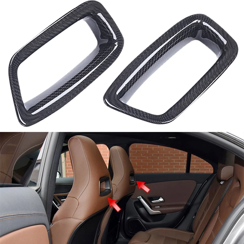 2PCS Car Seats Back Headrest Hole Cover Trim for Benz a CLA Class W177 W118 V177 C118 A180 AMG CLA200 CLA45 Carbon Fiber
2PCS Car Seats Back Headrest Hole Cover Trim for Benz a CLA Class W177 W118 V177 C118 A180 AMG CLA200 CLA45 Carbon Fiber
