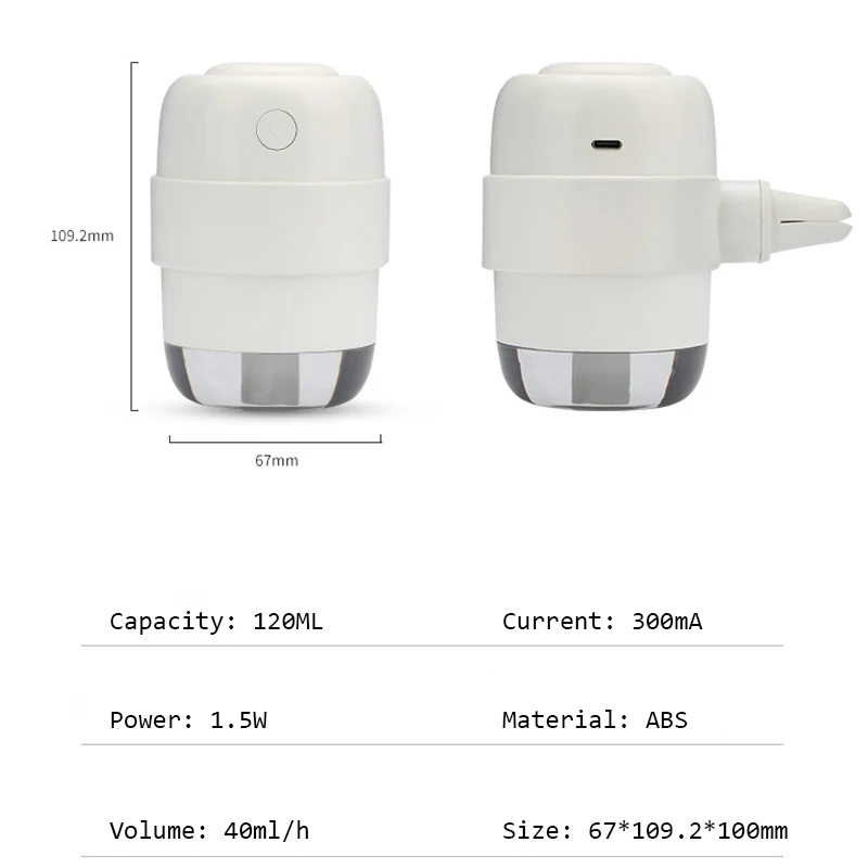 Car Humidifier USB Humidificador Mini Essential Oil Diffuser Aroma Difusor Aromaterapia Home Air Purifier with Led Night Lamp
Car Humidifier USB Humidificador Mini Essential Oil Diffuser Aroma Difusor Aromaterapia Home Air Purifier with Led Night Lamp