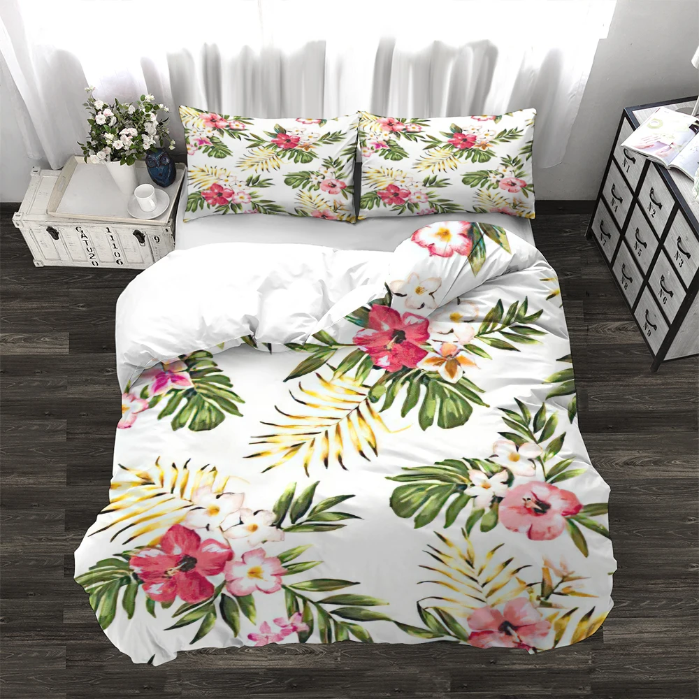 3pcs Duvet Cover Set Durable Comforter Set Stylish Palm Leaves Design AU US UK Size 3D Print Tropical Style Quilt Cover Home
3pcs Duvet Cover Set Durable Comforter Set Stylish Palm Leaves Design AU US UK Size 3D Print Tropical Style Quilt Cover Home
