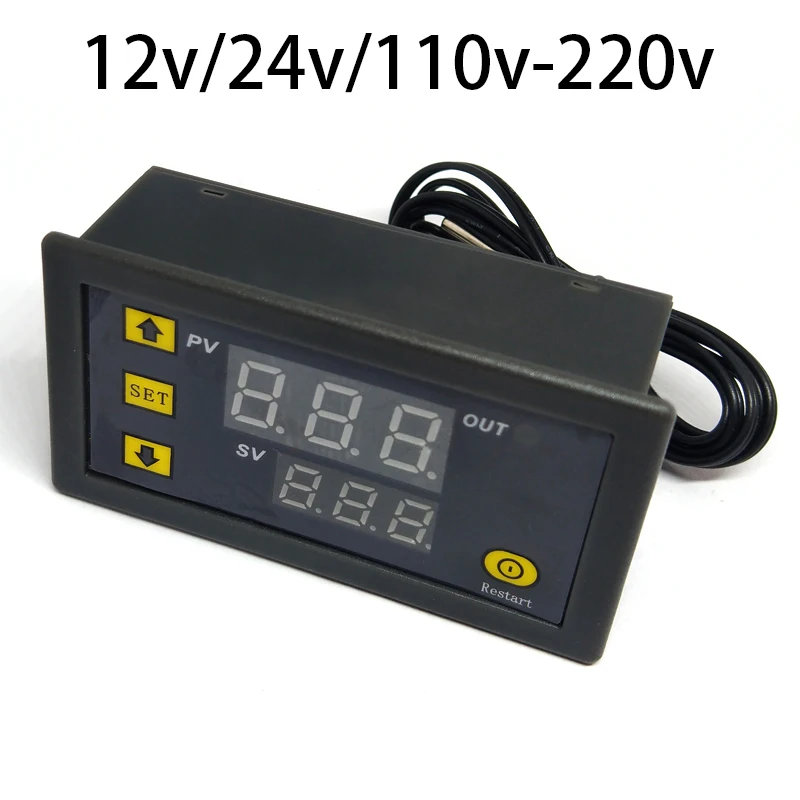 Relay Temperature Controller Switch Regulator 12V/24V/110V-220V Kit Assembly