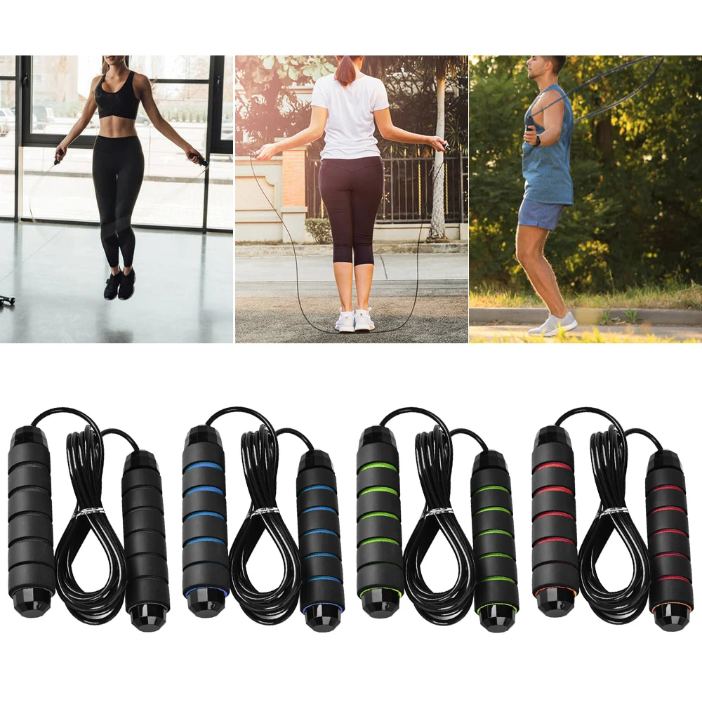 Fitness Gym Men Women Adjustable Skipping Rope Jump Rope Fitness Rope Sports Rope Steel Wire Rope For Skipping 9.8ft Equipment