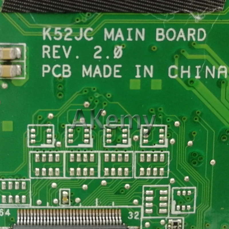 Amazoon K52JC Laptop motherboard For Asus K52JC K52JT K52JR Test original mainboard GT310M/1GB
Amazoon K52JC Laptop motherboard For Asus K52JC K52JT K52JR Test original mainboard GT310M/1GB