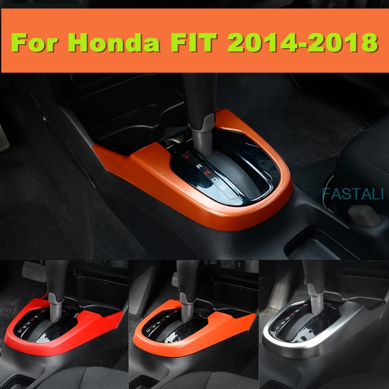 Для Honda FIT 2014-2018 аксессуары для салона автомобиля декоративная рамка панель