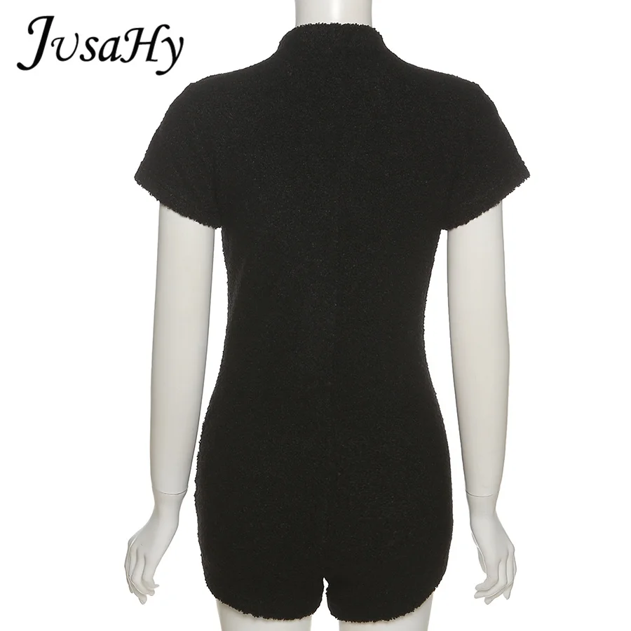 JuSaHy Y2K Autumn Corduroy Playsuits for Women Short Sleeves Button Slim V-Neck Bodycon Outfits One Piece Casual Streetwear New
JuSaHy Y2K Autumn Corduroy Playsuits for Women Short Sleeves Button Slim V-Neck Bodycon Outfits One Piece Casual Streetwear New