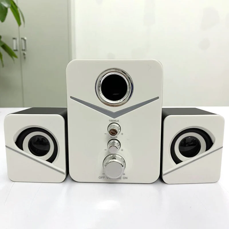 3pcs Surround Bass Stereo Portable Computer Speaker Multimedia Speakers With Subwoofer For Desktop PC Computer Dropship
3pcs Surround Bass Stereo Portable Computer Speaker Multimedia Speakers With Subwoofer For Desktop PC Computer Dropship