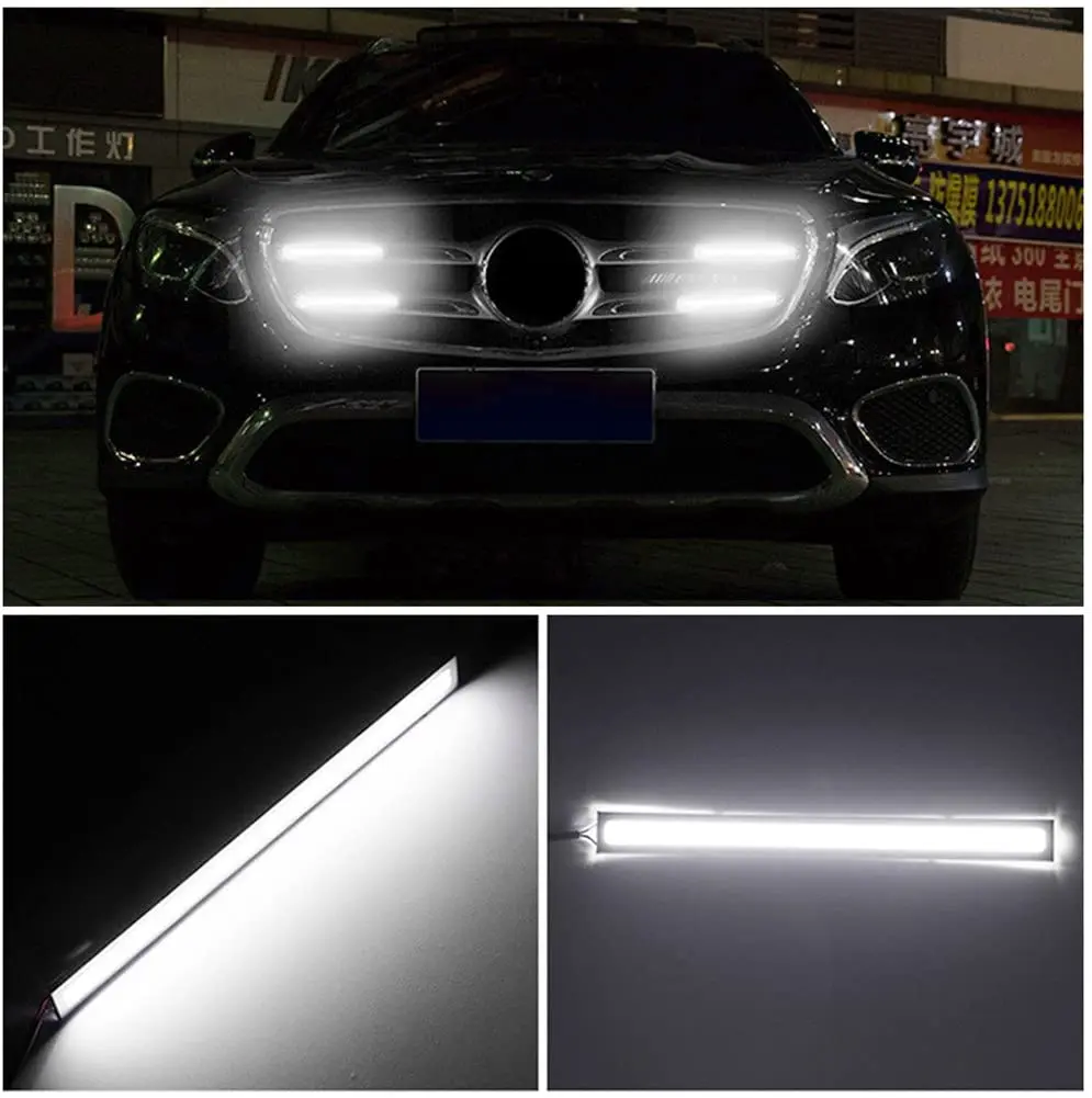 New Car Daytime Running Lights Lamp Universal Waterproof Super Bright 12V LED Car Lights Strips COB Off Road Driving Fog Light 
New Car Daytime Running Lights Lamp Universal Waterproof Super Bright 12V LED Car Lights Strips COB Off Road Driving Fog Light