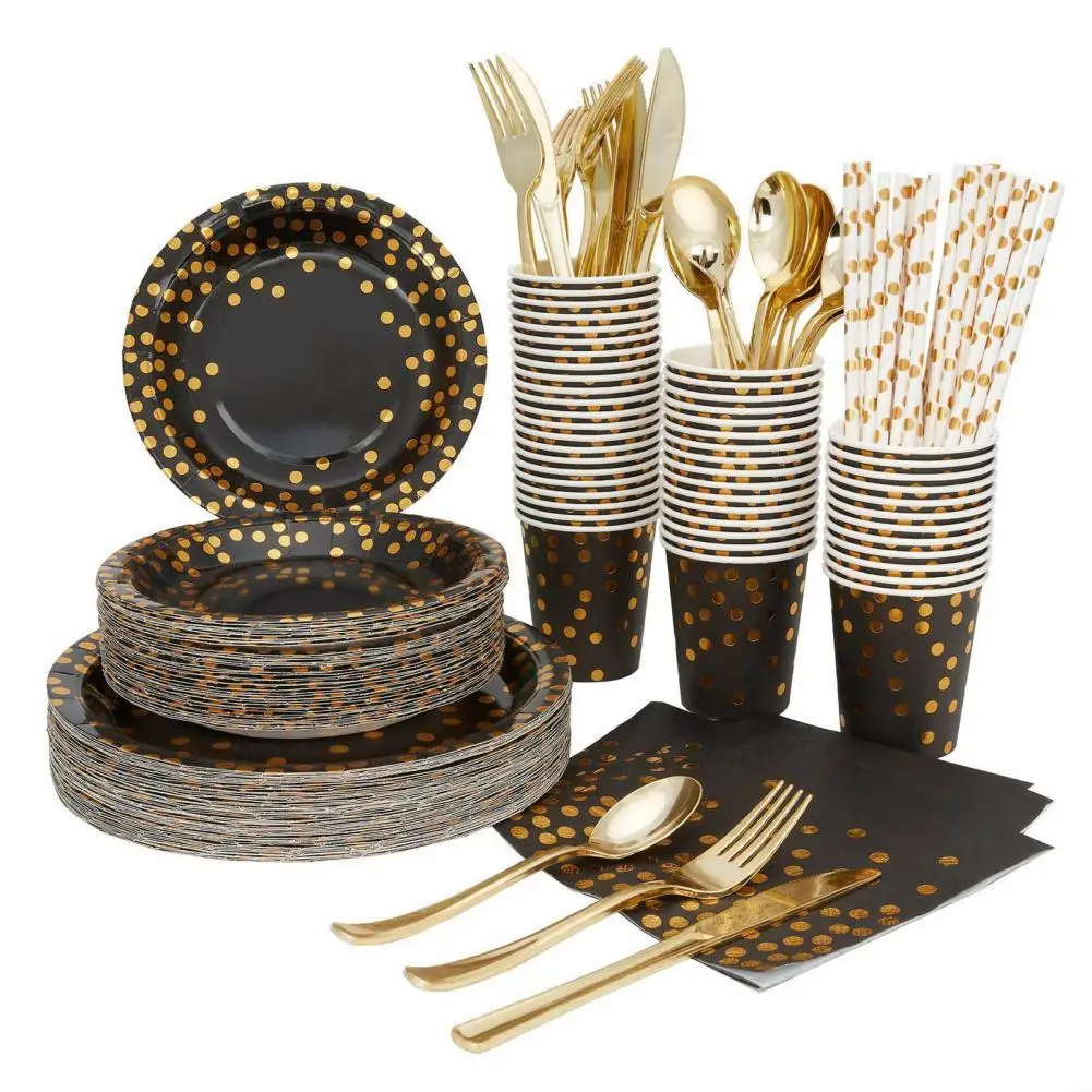 50%HOTCutlery Gold Embellishment Disposable Cutlery Set Tablecloth Napkin Cup Cutlery Birthday Party Decoration Decor Adult Part
50%HOTCutlery Gold Embellishment Disposable Cutlery Set Tablecloth Napkin Cup Cutlery Birthday Party Decoration Decor Adult Part