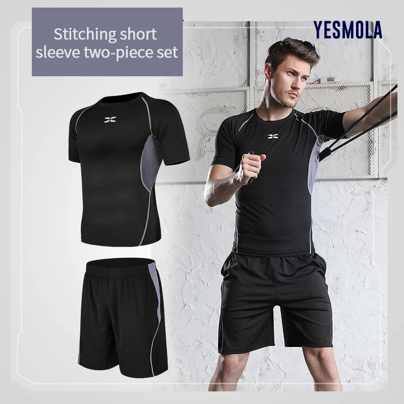 YESMOLA 2pcs/set Men's Sports Suit Fitness Compression Tracksuit Gym Clothes Running Jogging Wear Exercise Workout Fast Dry Suit
YESMOLA 2pcs/set Men's Sports Suit Fitness Compression Tracksuit Gym Clothes Running Jogging Wear Exercise Workout Fast Dry Suit