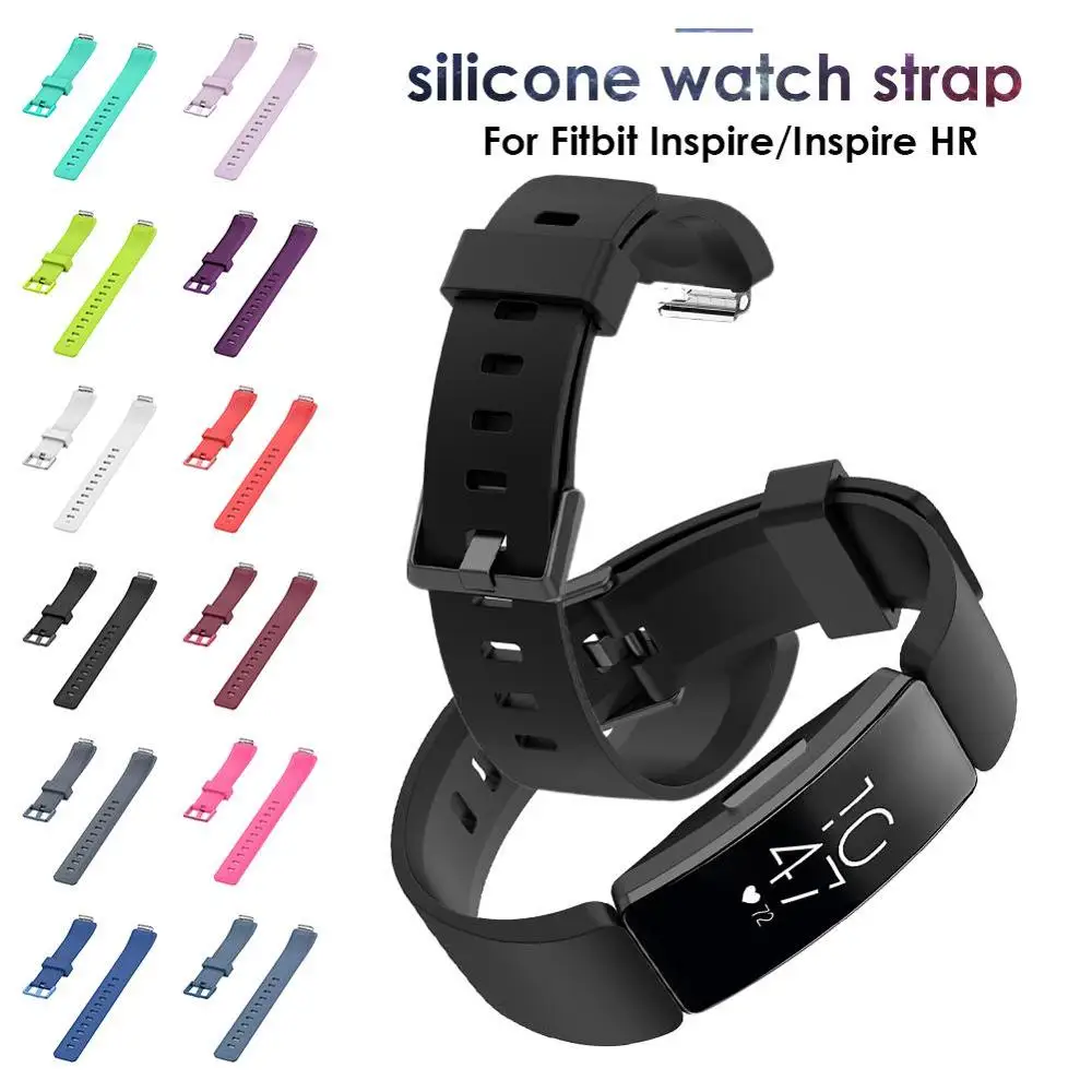Силиконовый ремешок для фитнес-трекера Fitbit Inspire / HR | Наручные часы
