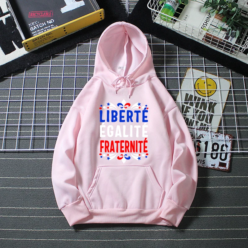 Liberty Equality Fraternity French Bastille day Sweatshirt Woman Simple Fashion Printing Graphic Couples Oversized Hoodie
Liberty Equality Fraternity French Bastille day Sweatshirt Woman Simple Fashion Printing Graphic Couples Oversized Hoodie