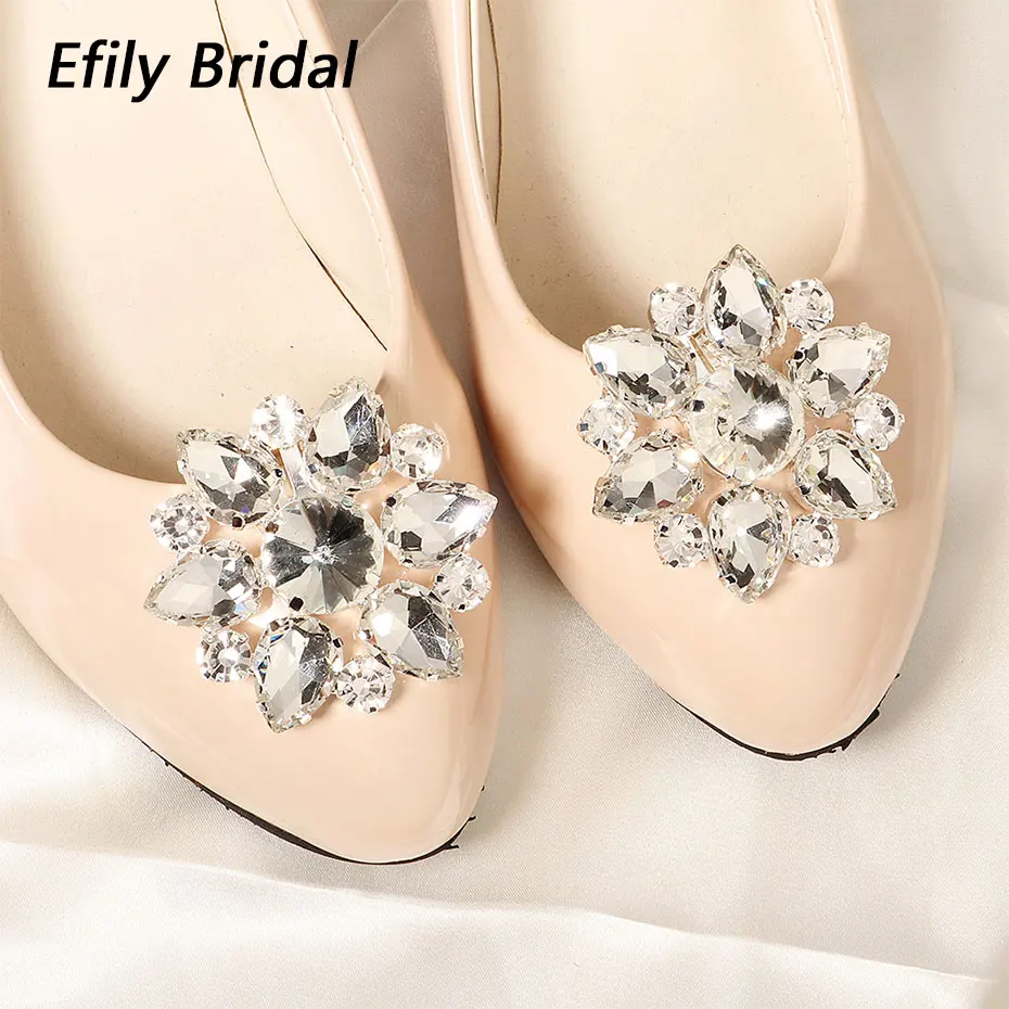 Efily Rhinestone Flower Shoe Decorative Clip Fashion Crystal Wedding Shoe Buckle Accessories for Sandals Women Brooch Party Gift
Efily Rhinestone Flower Shoe Decorative Clip Fashion Crystal Wedding Shoe Buckle Accessories for Sandals Women Brooch Party Gift