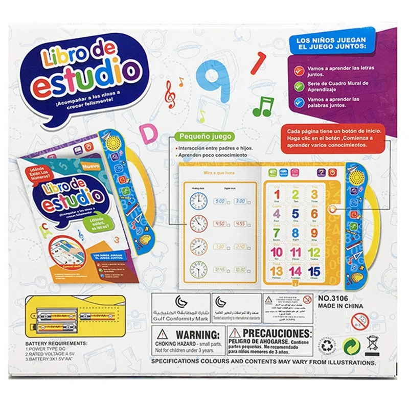 Children Early Reading Machine Spanish English Press Sn Cute Learning Machine Kids Earyly Education E-Book Toy
Children Early Reading Machine Spanish English Press Sn Cute Learning Machine Kids Earyly Education E-Book Toy